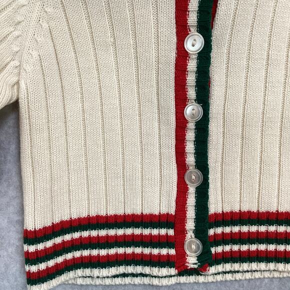 Vintage K Mart Hooded Cardigan Sweater Toddler 3T Acrylic 60s 70s Taiwan ROC - Picture 6 of 13